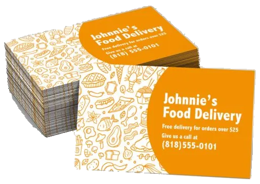 Printed fridge and business card magnets